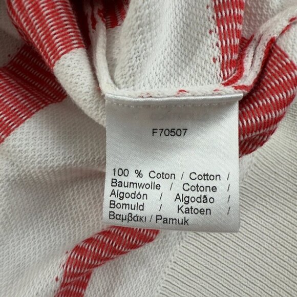Lacoste Stripped Sweater White / Red Women’s Size M - Picture 4 of 10
